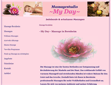 Tablet Screenshot of myday-massagen.de